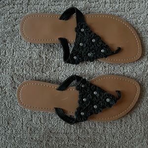 Black sandals